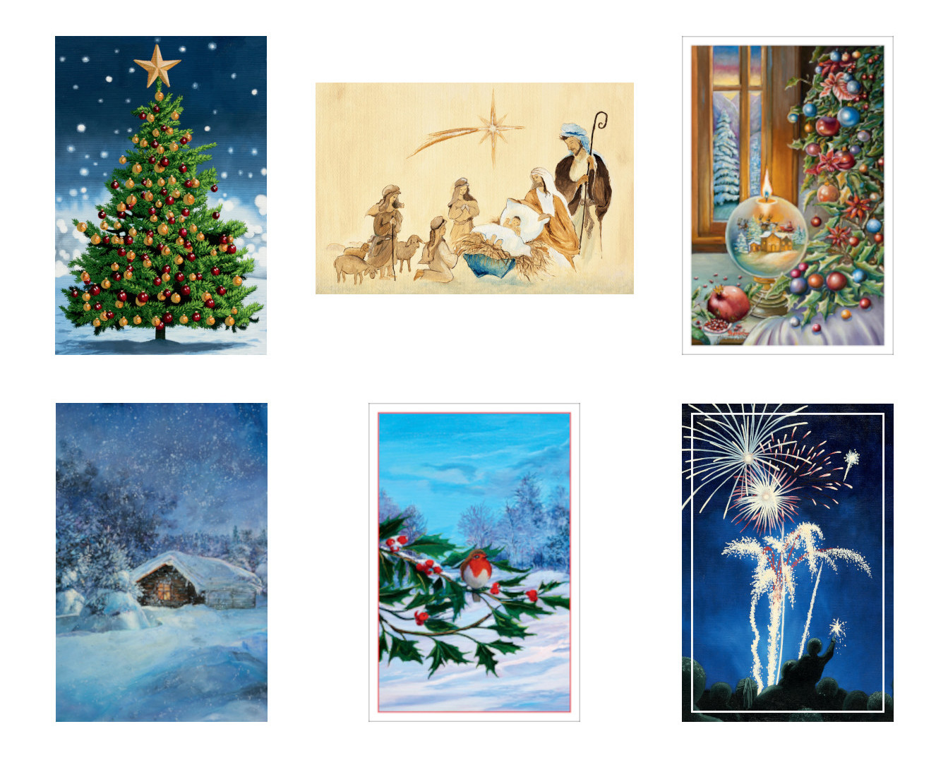 Weihnachtskarten-Set 2 (2541)