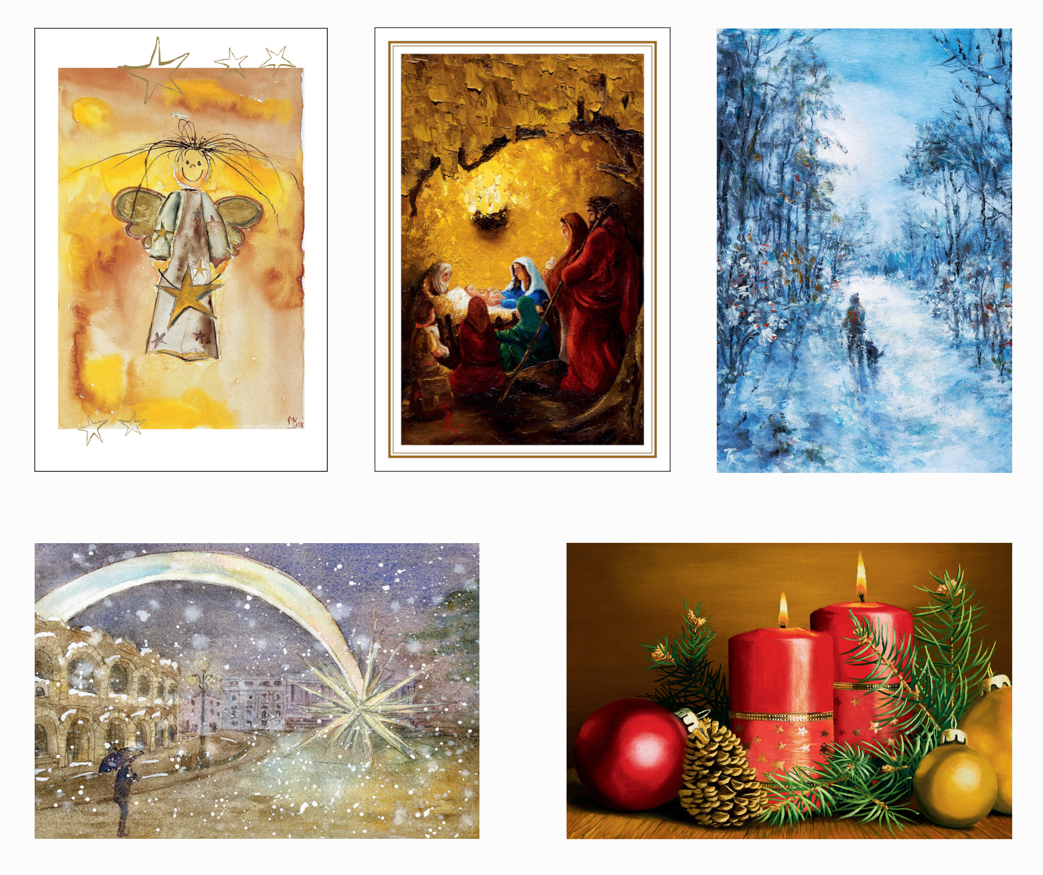 Weihnachtskarten-Set 1 