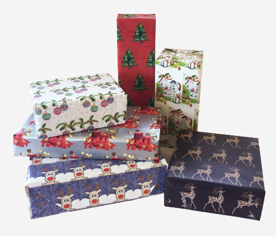 Geschenkpapier mit Weihnachtsmotiven (2145) Geschenkpapier mit Weihnachtsmotiven