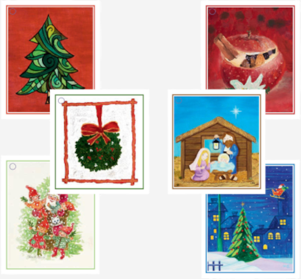 Geschenkanhänger mit Weihnachtsmotiven (2146) Geschenkanhänger mit Weihnachtsmotiven