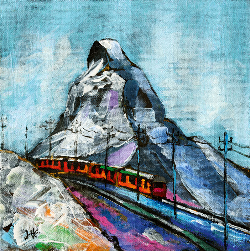 Bild Zugfahrt am Matterhorn