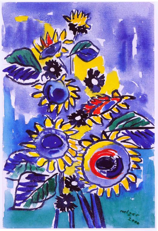Bild Abstrahierte Sonnenblumen