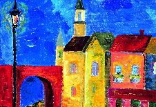 Bild Mit viel Freude und Farbe alt tag of image